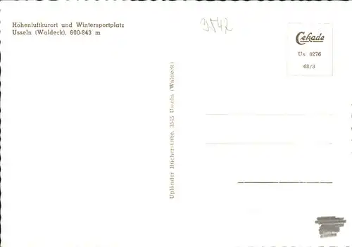 Usseln Hoehenluftkurort Kat. Willingen (Upland)
