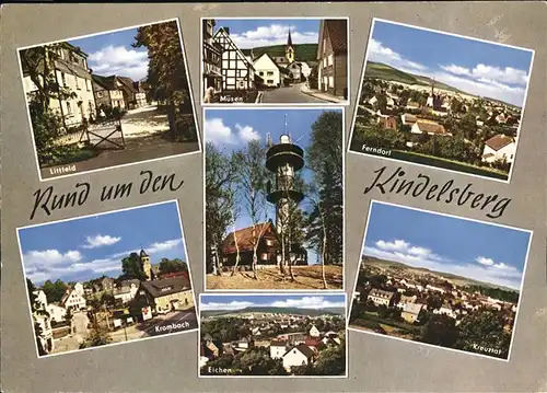 Muesen Kindelsberg Krombach Littfeld Eichen Ferndorf Kat. Hilchenbach