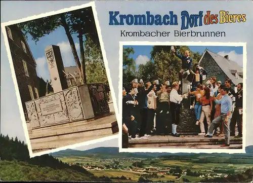 Krombach Bierbrunnen  Kat. Krombach