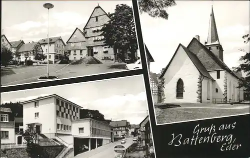 Battenberg Eder Kirche Kat. Battenberg (Eder)