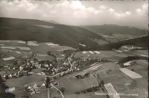 Niedersfeld Flugaufnahme Kat. Winterberg