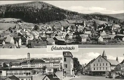 Gladenbach Schule Marktstr.  Kat. Gladenbach