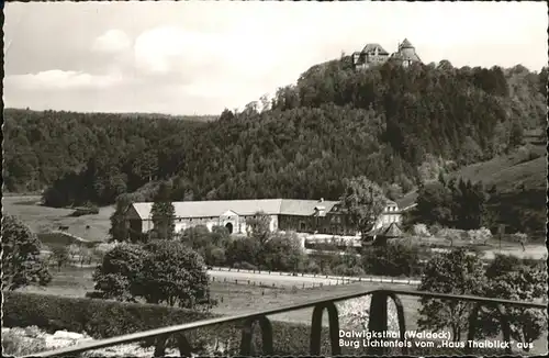 Dalwigksthal Burg Lichtenfels Haus Thalblick Kat. Lichtenfels