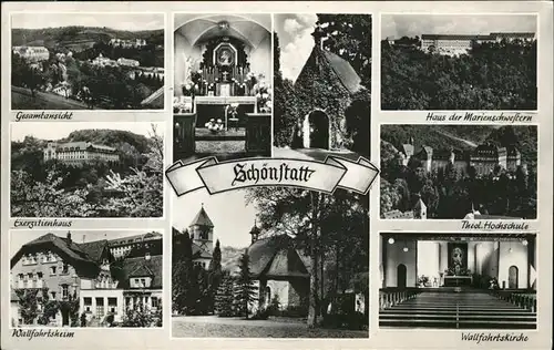 Schoenstatt Vallendar Wallfahrtskirche Exerzitienhaus Haus Marienschwestern Kat. Vallendar