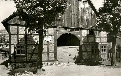 Alhausen Westfalen Geburtshaus Friedr. Wilh. Weber Kat. Bad Driburg