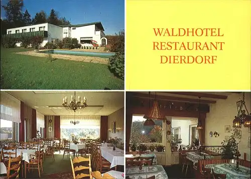 Dierdorf Waldhotel Kat. Dierdorf