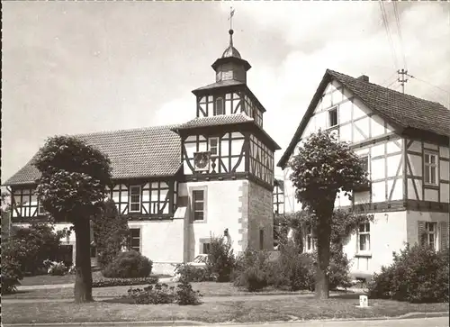 Altenburschla Fachwerkkirche Kat. Wanfried