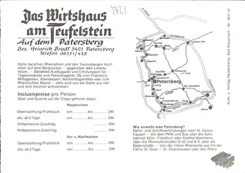 Patersberg Berghof Teufelstein Kat. Patersberg