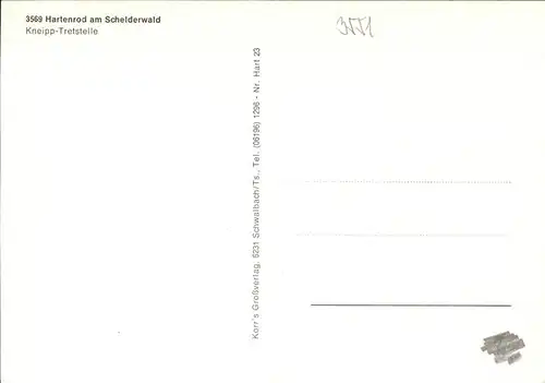 Hartenrod Gladenbach Kneipp-Tretstelle Kat. Bad Endbach