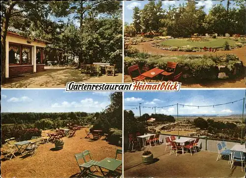 Roisdorf Gartenrestaurant Heimatblick Kat. Bornheim