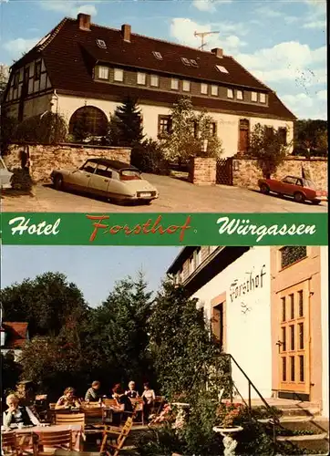Wuergassen Hotel Forsthof Kat. Beverungen