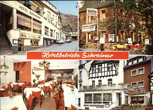 Kamp-Bornhofen Hotelbetriebe Schreiner Kat. Kamp-Bornhofen