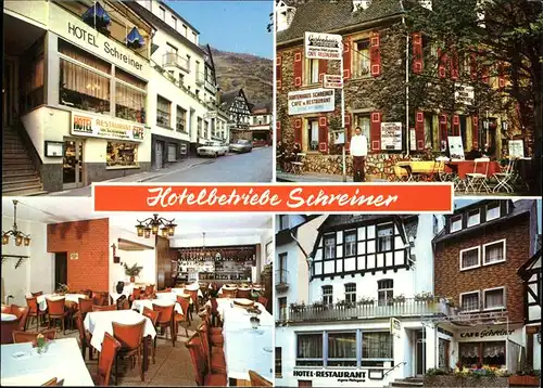 Kamp-Bornhofen Hotelbetriebe Schreiner Kat. Kamp-Bornhofen