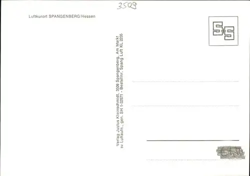 Spangenberg Hessen Luftkurort Flugaufnahme Kat. Spangenberg