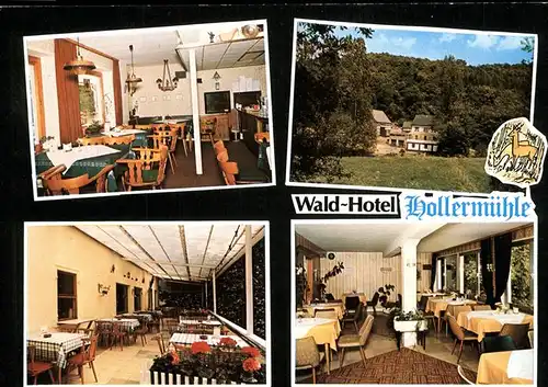 Holzhausen Haide Wald Hotel Hollermuehle Rehe Kat. Holzhausen an der Haide