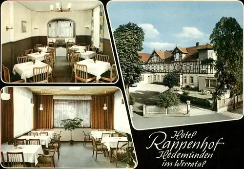 Hedemuenden Hotel Rappenhof Kat. Hann. Muenden