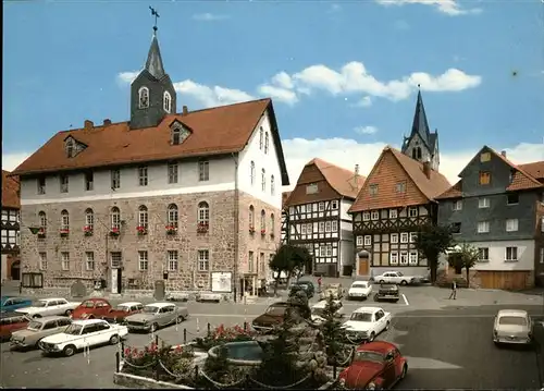 Spangenberg Hessen Marktplatz Rathaus Kat. Spangenberg