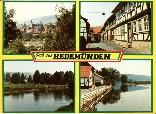 Hedemuenden Stadt Hann-Muenden Werra Kat. Hann. Muenden