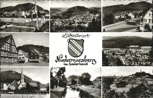 Niedermarsberg Wappen  Kat. Marsberg