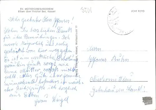 Elben Westerwald EV. Muettergenesungsheim / Elben /Altenkirchen Westerwald LKR