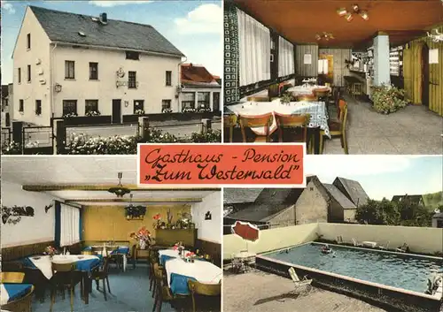 Goergeshausen Gasthaus Pension Zum Westerwald Kat. Goergeshausen