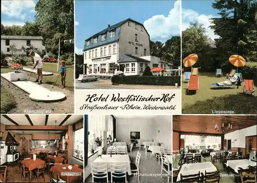 Strassenhaus Hotel Westfaelischer Hof  Kat. Strassenhaus