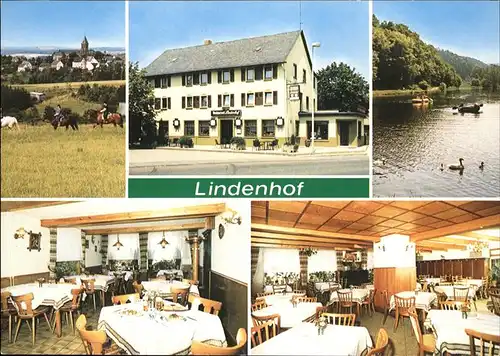 Horhausen Westerwald Restaurant Lindenhof Kat. Horhausen (Westerwald)