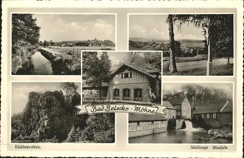 Belecke Bad Belecke Stuetings Muehle Kulbenstein Kat. Warstein