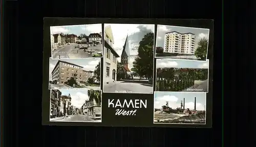Kamen Westfalen Markt Zeche Kat. Kamen