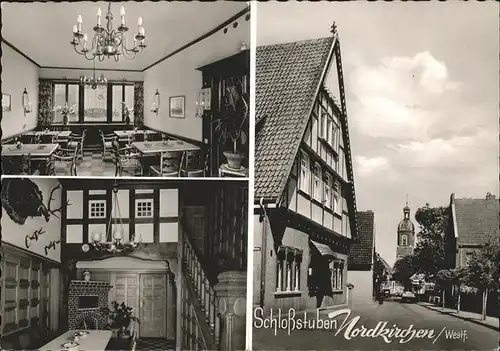 Nordkirchen Schlossstuben Klappkarte Kat. Nordkirchen