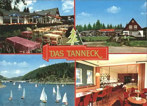 Schulenberg Oberharz Hotel Restaurant "Das Tanneck" Okertalsperre Kat. Schulenberg im Oberharz