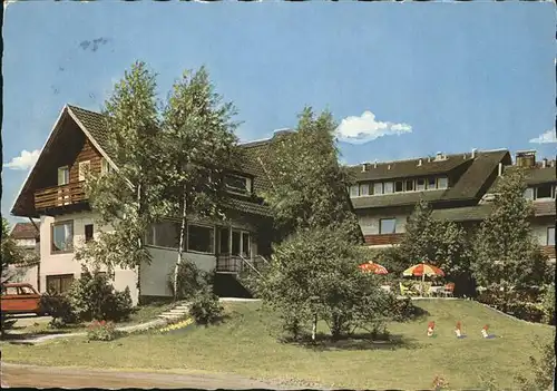 Schulenberg Oberharz Hotel Restaurant Haus Wiesenberg Kat. Schulenberg im Oberharz