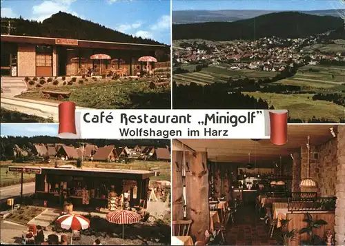 Wolfshagen Harz Cafe Restaurant "Minigolf" Kat. Langelsheim