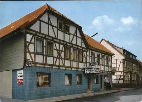 Scharzfeld Hotel Deutscher Hof Kat. Herzberg am Harz
