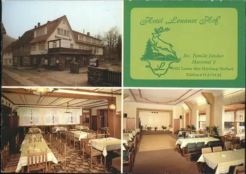 Lonau Hotel Lonauer Hof Kat. Herzberg am Harz