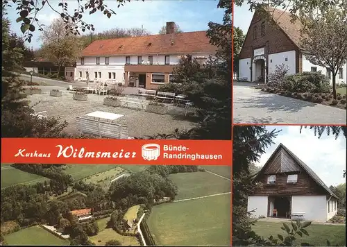 Bad Randringhausen Kurhaus Sanatorium Wilmsmeier Luftaufnahme Kat. Buende