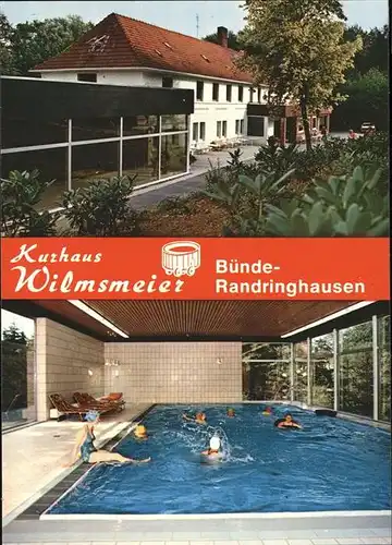 Bad Randringhausen Kurhaus Wilmsmeier Hallenbad Kat. Buende