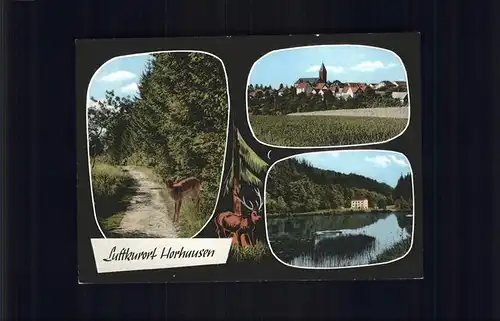 Horhausen Westerwald Teilansichten Horhausen Muehlenteich Kirche Kat. Horhausen (Westerwald)