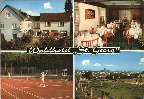 Horhausen Westerwald Waldhotel St. Georg Restaurant Cafe Tennisplatz Reitplatz Kat. Horhausen (Westerwald)