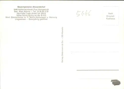 Hohenleimbach Pension Alexanderhof Teilansicht Hohenleimbach Kat. Hohenleimbach