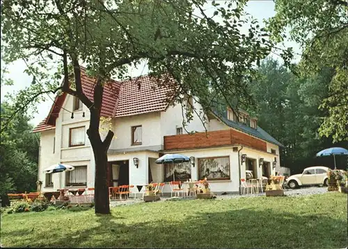 Obersteinebach Waldhotel Pension Heiderhof Kat. Obersteinebach