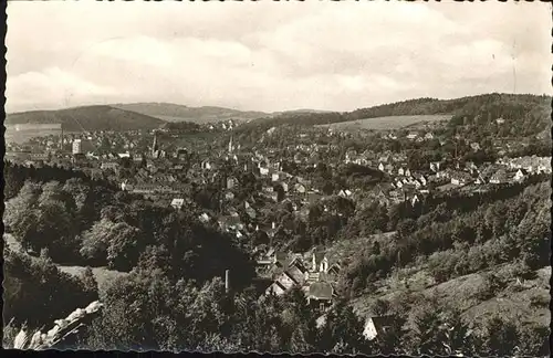 Gummersbach Teilansicht Gummersbach von Suedosten Kat. Gummersbach