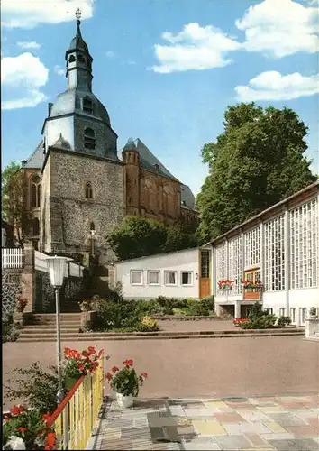 Amoeneburg Schlossgaststaette Cafe Greib Kirche Kat. Amoeneburg