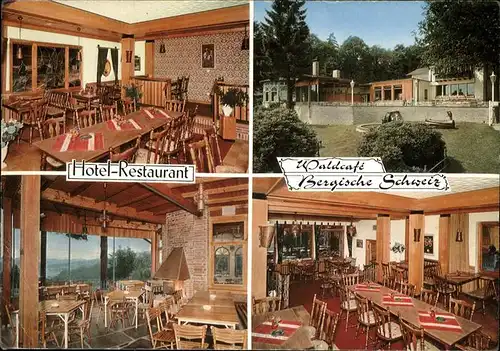 Engelskirchen Hotel Restaurant Waldcafe "Bergische Schweiz" Kat. Engelskirchen