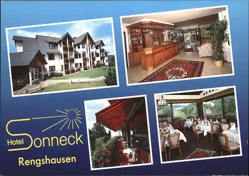 Rengshausen Knuellwald Hotel Sonneck Kat. Knuellwald