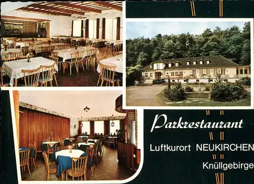 Neukirchen Knuellgebirge Parkrestaurant Luftkurort Neukirchen Knuellgebirge Kat. Neukirchen