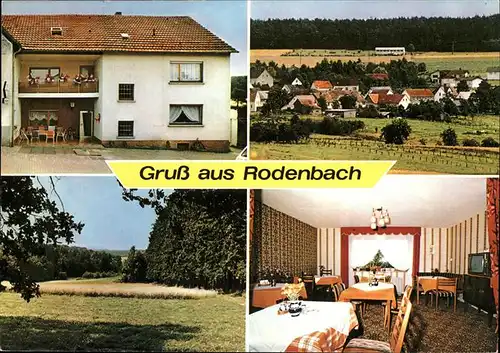 Rodenbach Puderbach Pension Hering Schmidt Teilansicht Rodenbach Kat. Rodenbach bei Puderbach