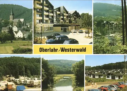Oberlahr Hotel "Der Westerwald Treff" Campingplatz Freizeitanlage Kirche Wied Kat. Oberlahr