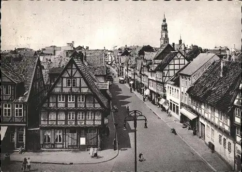 Celle Niedersachsen Mauernstrasse Kleiner Plan Stadtkirche Fachwerkhaus / Celle /Celle LKR