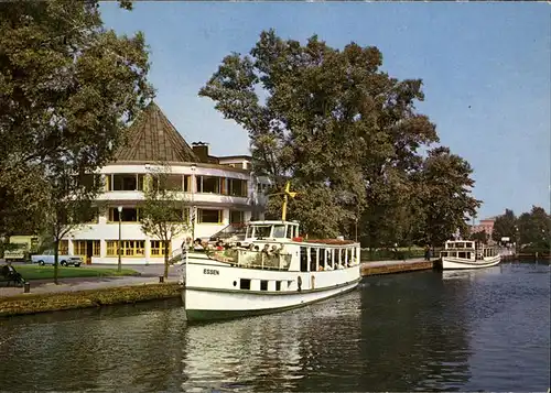 Muelheim Wasserbahnhof Faehrschiff Kat. Muelheim an der Ruhr